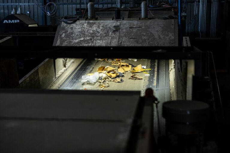 AMP ONE AI-powered municipal solid waste sorting system at Kent County waste-to-energy facility