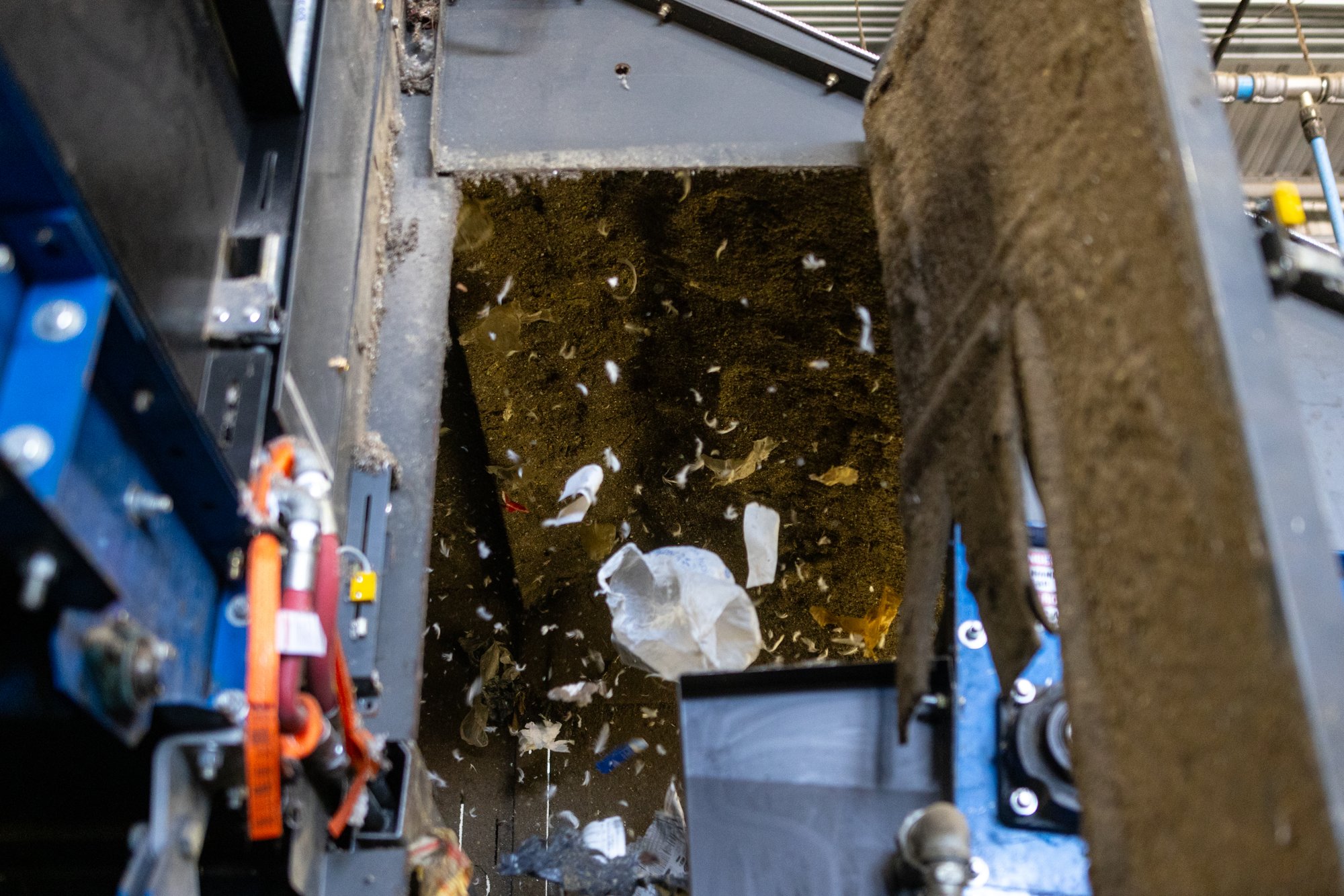 AI-powered sortation system recovering recyclables from mixed municipal solid waste at Kent County